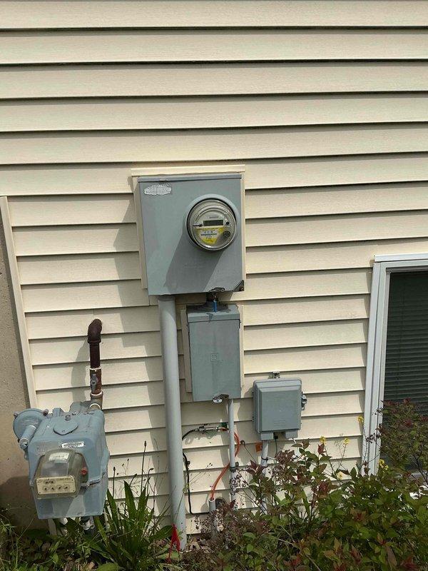Conducted electrical estimate for potential ceiling fan replacement with light and fan combination unit. Assessed existing electrical panel and exterior service equipment to verify capacity and compatibility for proposed fixture installation, with customer providing their own fixture for the project.