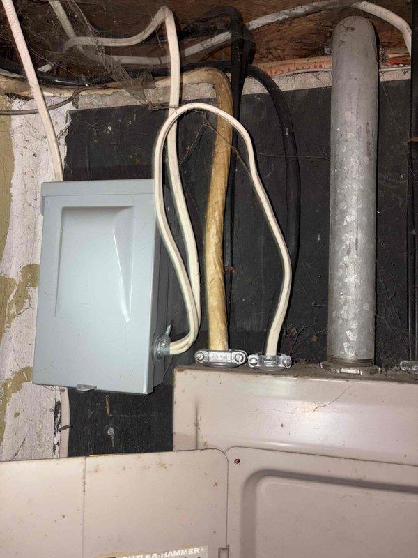 Conducted comprehensive estimate for furnace and air conditioning system replacement. Assessed existing HVAC infrastructure in basement utility area, documenting current electrical panel configuration with dual-column breaker arrangement and main disconnect, along with associated junction boxes and conduit routing. Evaluated mechanical room layout including existing ductwork, gas piping, condensate drainage, and electrical supply requirements to determine optimal equipment placement and installation specifications for new heating and cooling equipment.