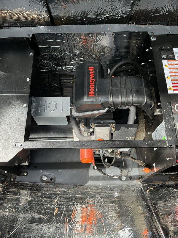 Completed comprehensive generator tune-up on residential standby unit serving approximately 55-year-old home. Performed standard preventive maintenance including inspection of gas valve assembly, electrical connections, and ignition components; verified proper operation of Honeywell blower assembly and heating elements; and confirmed all safety systems functioning correctly. No deficiencies or issues identified during inspection, unit operating within normal parameters.
