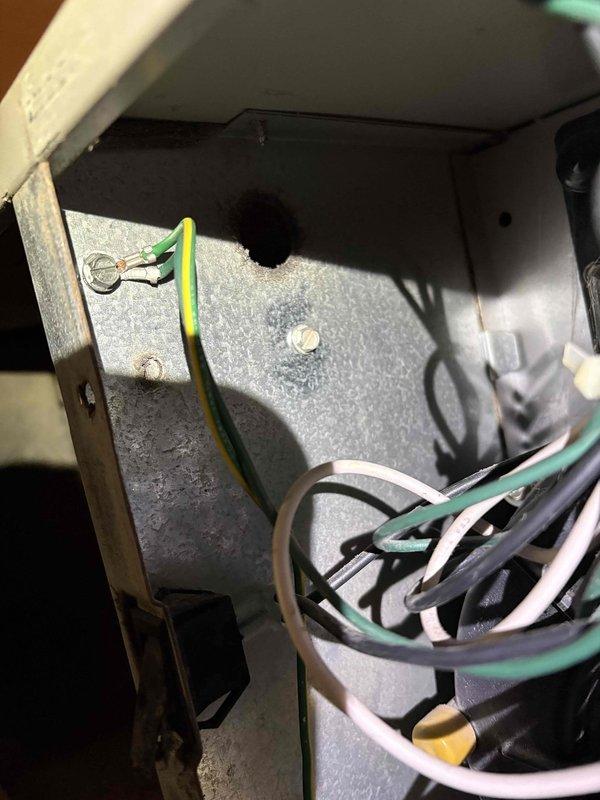 Responded to no heat call on 24-year-old Frigidaire furnace with intermittent heating issues. Upon inspection, found failed flame sensor with significant carbon buildup and oxidation preventing proper flame detection, causing furnace to cycle between heating mode and fan-only operation. Removed and replaced flame sensor with new OEM part, verified proper flame signal, and tested multiple heating cycles to confirm consistent operation and reliable ignition.