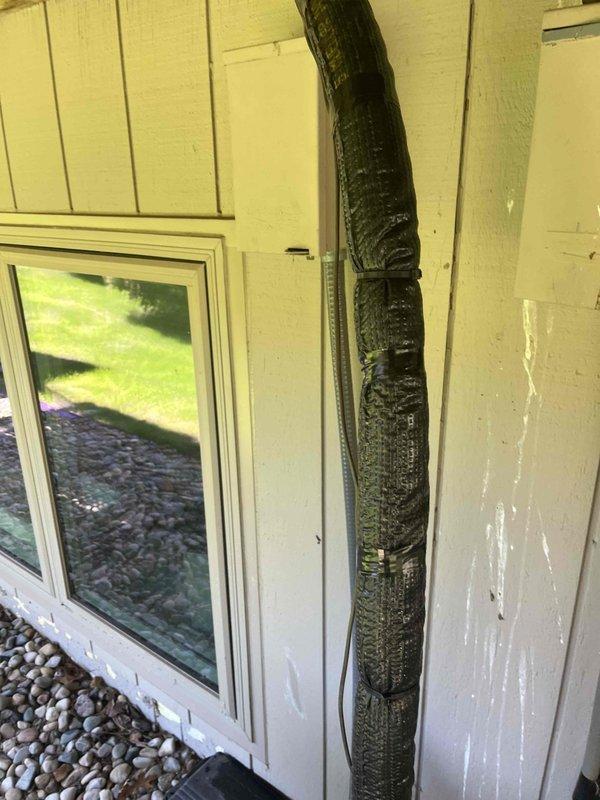 Completed annual cooling maintenance on 9-year-old Trane system. Performed comprehensive tune-up including system inspection, performance testing, and documentation with photos. Noted significant accumulation of organic matter and debris within return air vent louvers requiring attention for optimal airflow and indoor air quality.