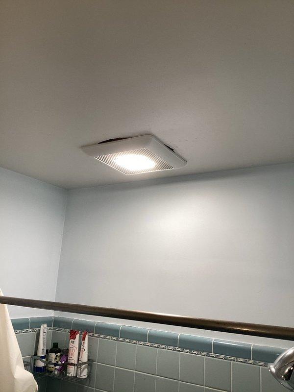 Completed quoted repairs throughout residential property excluding hallway lighting fixtures. Verified proper operation of bathroom exhaust fan and ceiling-mounted light fixture in main hallway. All repaired fixtures tested and confirmed functioning correctly upon completion.