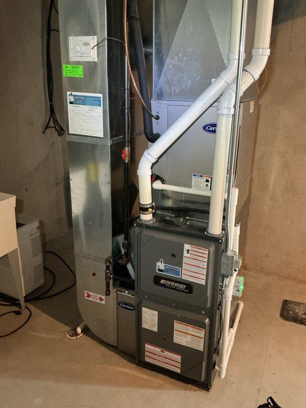 Completed annual cooling maintenance on 17-year-old Carrier HVAC system. Performed comprehensive inspection of air handler and associated components, verified proper operation of refrigerant lines and condensate drainage system, checked all electrical connections and safety controls. All equipment found to be operating within manufacturer specifications with no immediate service needs identified.