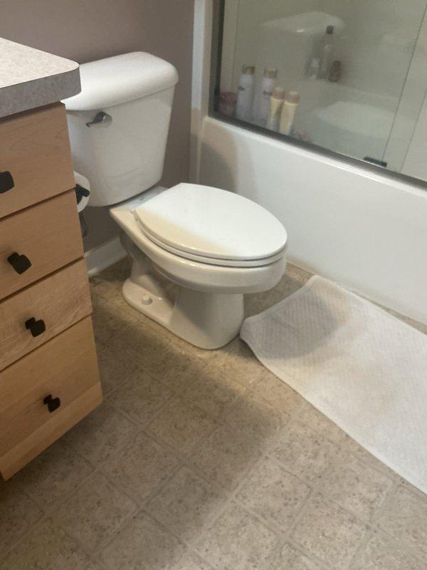 Provided detailed plumbing project estimate for the installation of two customer-supplied toilets in residential bathrooms. Assessed existing bathroom configurations, including floor conditions, clearances, and water supply connections to determine installation requirements and scope of work.