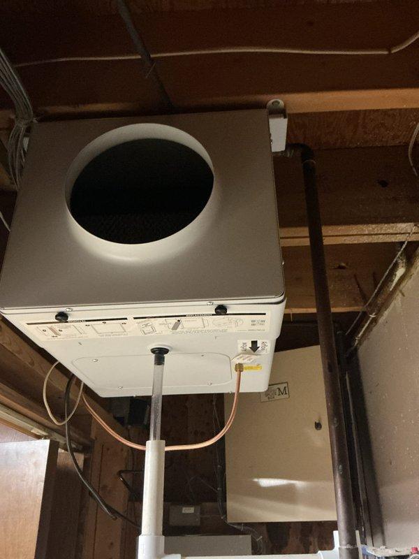 Returned to site to replace defective heat exchanger and humidifier unit on air handling system as previously quoted. Removed existing failed components, installed new heat exchanger and humidifier assembly, and reconnected all associated piping and electrical connections. System tested and confirmed operational with proper airflow and humidity control functioning as designed.