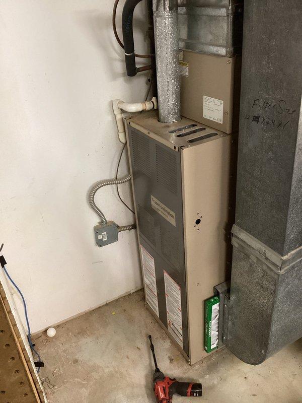 Completed annual cooling maintenance on residential AC system. Performed comprehensive inspection of electrical components including capacitor, contactors, and control wiring; verified all connections secure and operating within specifications. Inspected furnace and ductwork installation; confirmed proper airflow and system integration. All equipment found in operational condition with no immediate service needs identified.