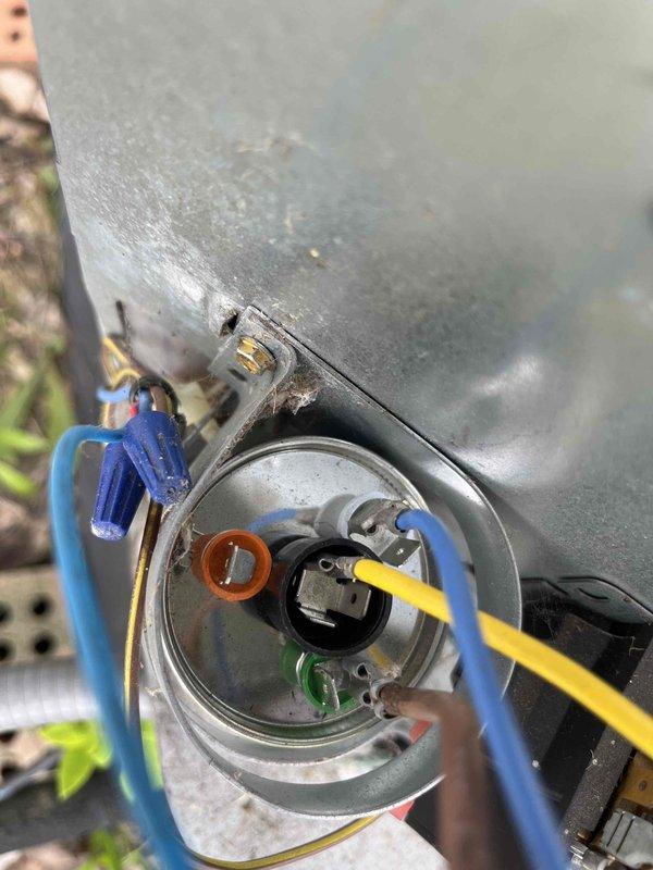 Completed annual cooling maintenance on 9-year-old Carrier system with coil manufactured in 2022. Inspected condensate pump operation and drainage system, verified proper function and secure mounting. Checked capacitor connections and electrical components within outdoor unit, confirmed all wiring secure and system operating within normal parameters.