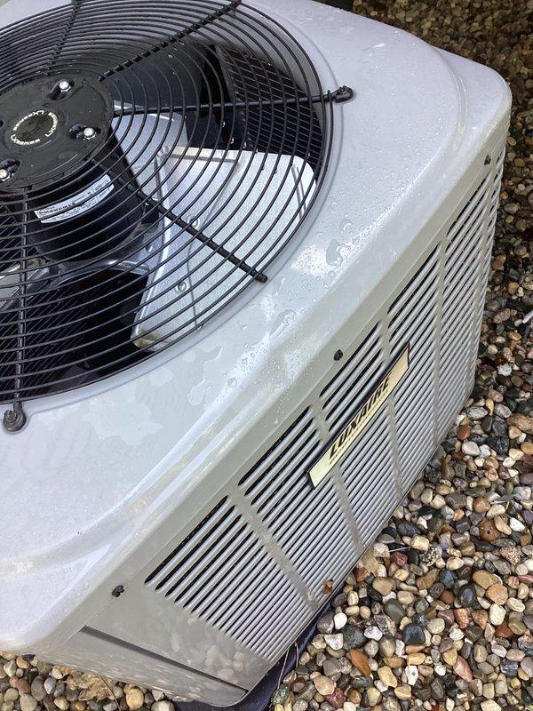 Completed comprehensive AC Super Tune-up on 12-year-old Luxaire system. Performed full inspection of outdoor condenser unit and indoor air handler, verified proper refrigerant levels, cleaned components, tested electrical connections, and confirmed optimal system operation. All equipment functioning within manufacturer specifications with no issues identified.