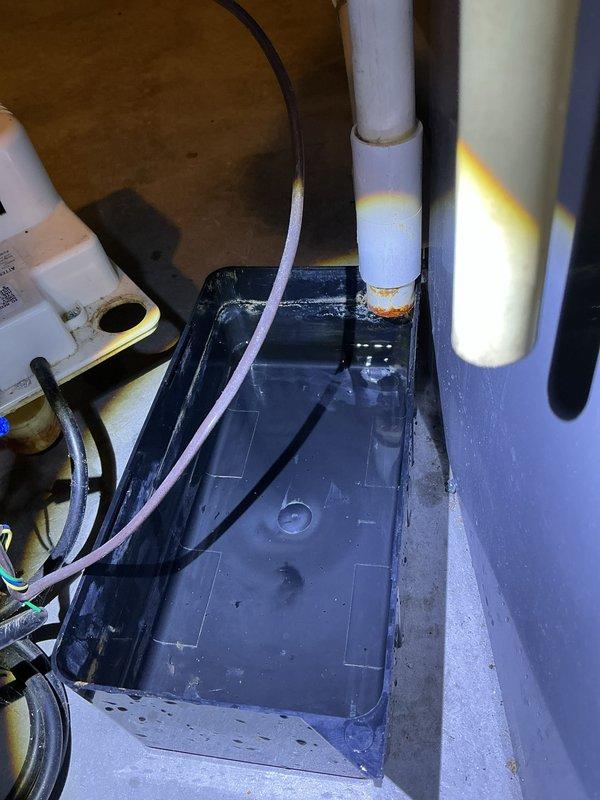 Completed annual cooling maintenance on two air conditioning systems: a 12-year-old ICP unit and a 1-year-old unit under warranty. Performed comprehensive tune-ups on both systems including filter inspection, electrical connection testing, refrigerant level verification, and condensate drain line evaluation. Observed standing water in condensate drain pan and confirmed proper drainage function. Inspected evaporator coil assembly, verified thermostat operation, and tested all safety controls. Both systems operating within manufacturer specifications upon completion of maintenance procedures.