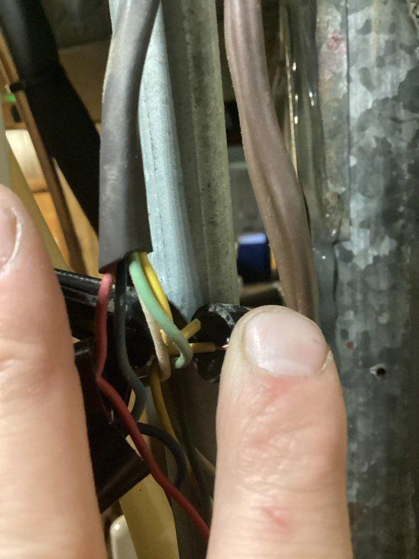 # CP-Cooling Problem

Responded to no cooling call on 24-year-old Lennox air conditioning system. Upon inspection, found disconnected low voltage wiring at air handler located in confined space above living area. Reconnected thermostat control wires to proper terminals, verified secure connections, and restored power to unit. System tested successfully with compressor engaging and air handler operating normally.