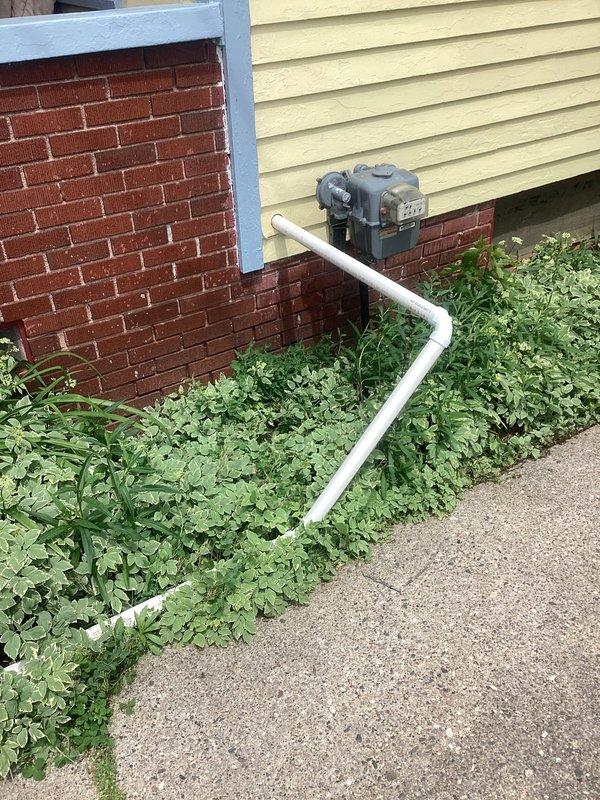 Installed new sump pump system in basement location where no existing crock or basin was present. Excavated concrete floor, set basin, installed pump with discharge line routed through foundation to exterior, and completed all necessary connections for proper drainage operation.