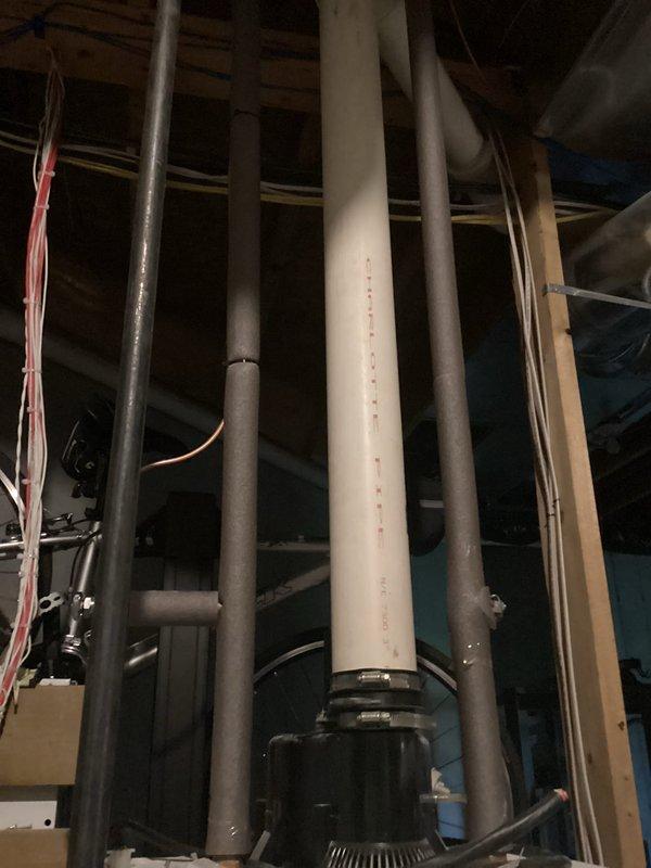 Provided water heater replacement estimate for residential property. Assessed existing water heater installation in basement utility area, documented current plumbing configuration including vertical PVC piping system and connection points, and prepared comprehensive replacement proposal for client requesting expedited installation timeline.