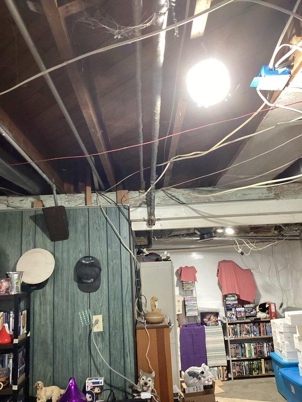 Responded to service call for lack of hot water at bathroom sink. Upon inspection, traced supply lines through basement utility area and identified issue with hot water supply valve or connection serving the bathroom fixture. Restored hot water flow to bathroom sink and verified proper operation upon completion.
