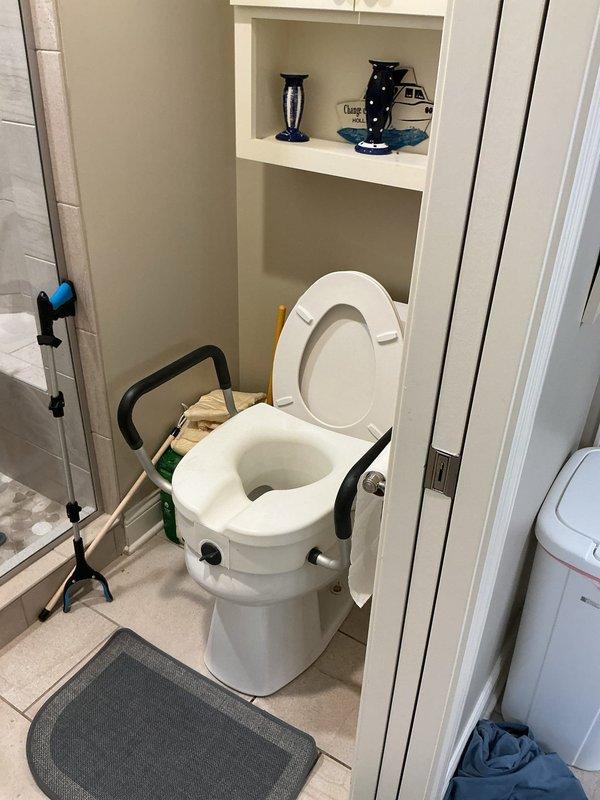 Responded to service call for unstable toilet fixture. Upon inspection, found toilet rocking at base due to loose mounting bolts. Tightened closet bolts and checked wax ring seal integrity. Verified no active leaks present at floor flange connection or water supply line. Tested toilet stability after repair and confirmed secure mounting with no movement during normal use. Unit now properly secured and functioning as intended.