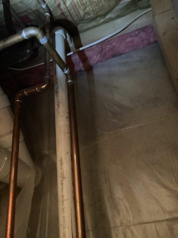 Completed estimate for water heater replacement on 32-year-old unit installed in utility closet. Documented existing TTW-1 model water heater with standard copper piping connections and assessed plumbing infrastructure including exposed basement piping systems. Customer also requested thermostat evaluation for potential service if time permitted.