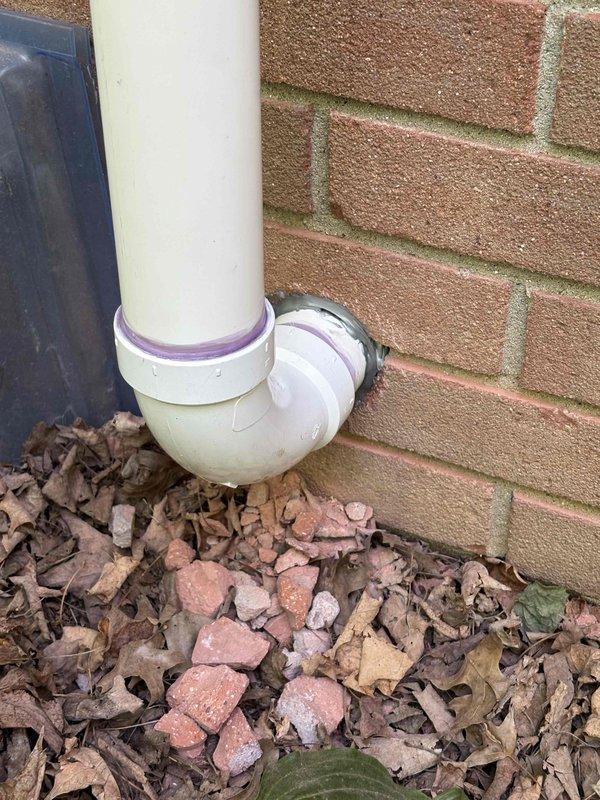 Completed installation of a 50-gallon Power Vent natural gas water heater with 6-inch intake and 6-inch exhaust venting. Utilized temporary power via extension cord to nearby outlet at customer's approval, with dedicated electrical circuit to be installed by electrician at later date. Verified proper venting through exterior wall with PVC piping, confirmed all connections secure, and ensured unit operational before departure.