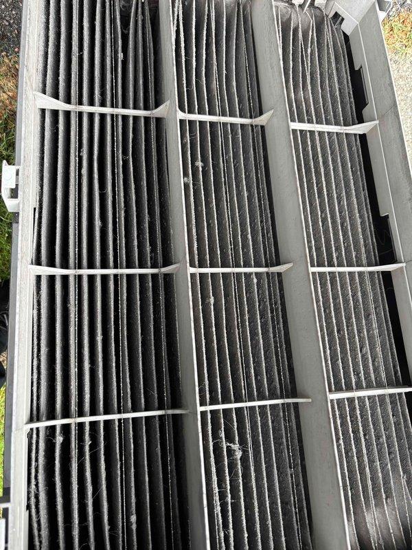 Completed annual cooling maintenance on 2010 Carrier air conditioning system under warranty through 5-2029. Performed comprehensive tune-up including condenser coil cleaning to remove accumulated dirt and debris from heat exchanger fins, system flush evidenced by sediment collection, and full operational inspection of all components. Unit tested and operating within manufacturer specifications.