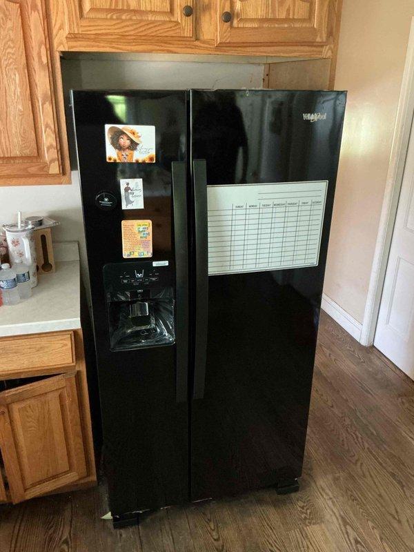 Responded to service call for multiple plumbing issues including leaking sink, refrigerator ice maker installation, and running toilet. Successfully repaired kitchen sink leak by identifying and replacing worn components. Connected water supply line to new Whirlpool side-by-side refrigerator ice maker, ensuring proper water flow and testing dispenser functionality. Addressed running toilet issue by inspecting and adjusting internal tank components to eliminate continuous water flow and restore proper flush cycle operation.