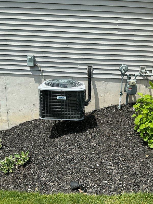 Performed comprehensive diagnostic evaluation on 9-year-old residential air conditioning system experiencing inadequate cooling for approximately one week with rising indoor temperatures. Previous service provider had identified frozen evaporator coil condition but declined to complete repairs citing ambient temperature concerns. Conducted thorough system inspection of both indoor air handler unit and outdoor condensing unit, documented equipment condition and installation configuration with photographic evidence. Assessed refrigerant circuit operation, airflow performance, electrical components, and drainage system functionality to identify root cause of cooling failure and provide accurate estimate for necessary repairs to restore proper system operation.