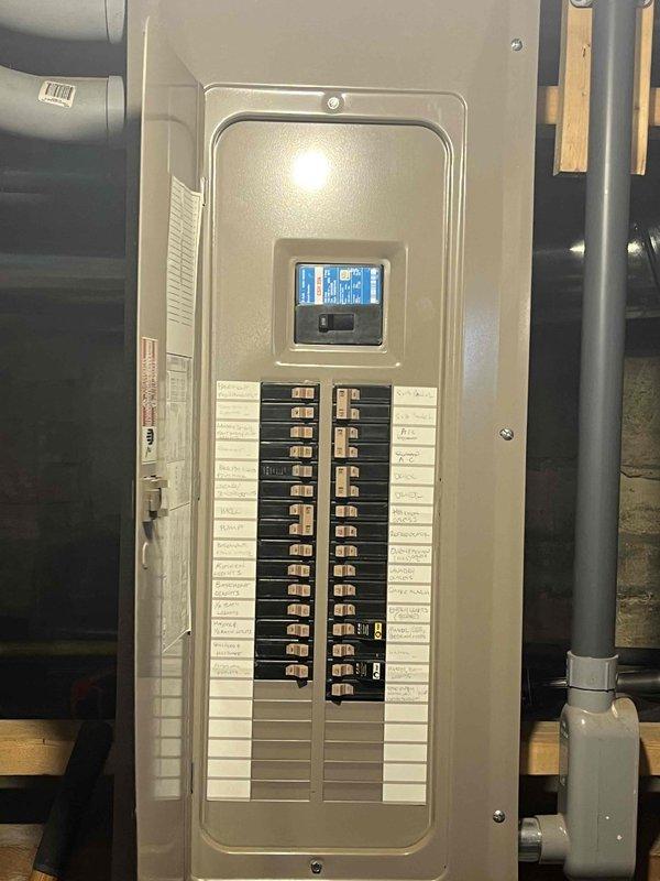 Completed comprehensive estimate for furnace and air conditioning system replacement, including evaluation of existing HVAC infrastructure and electrical panel capacity. Assessed mechanical room layout and ductwork configuration to provide recommendations for new heating and cooling equipment. Additionally evaluated sunroom space for mini-split ductless system installation, documenting electrical service availability and determining optimal placement for indoor and outdoor unit components.