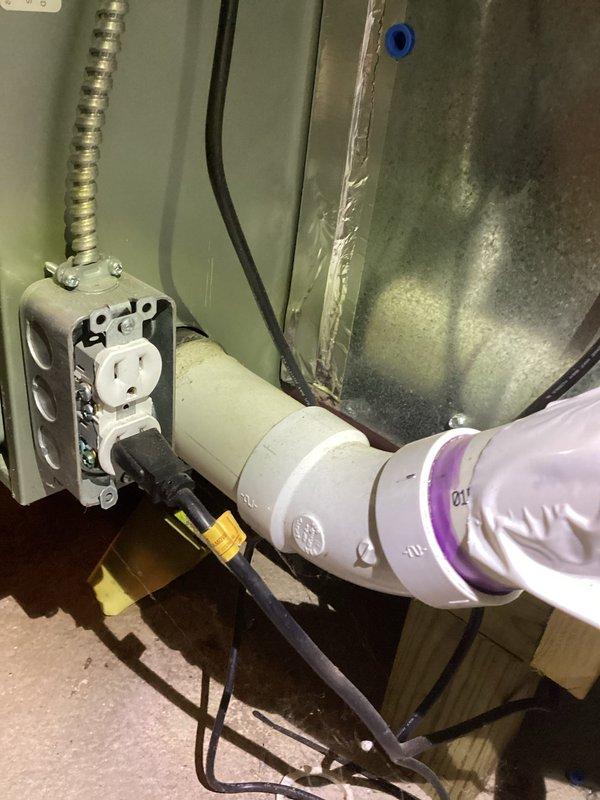 Completed annual cooling maintenance on 9-year-old air conditioning system. Addressed customer concern regarding uneven temperature distribution throughout the home. Inspected indoor air handler unit, condensate pump, and drainage system in basement utility area. Verified proper operation of condensate removal system including PVC drain lines and pump assembly. Checked electrical connections, thermostat wiring, and power supply to equipment. System found to be operating within normal parameters; recommended monitoring airflow balance and potential ductwork evaluation to address temperature variance issues between rooms.