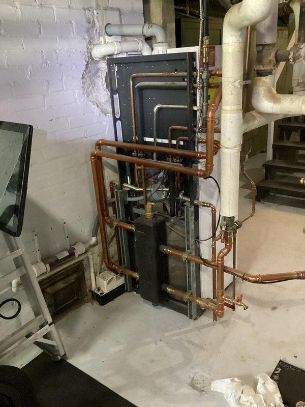 Responded to service call for 2016 Viessmann Vitodens 222-F combi boiler displaying repeated F2 fault codes. Diagnosed flame failure fault caused by faulty flame sensor, which was preventing ignition and system operation. Replaced defective flame sensor, tested ignition sequence, verified proper flame detection, and confirmed boiler returned to normal operation with all safety controls functioning correctly.