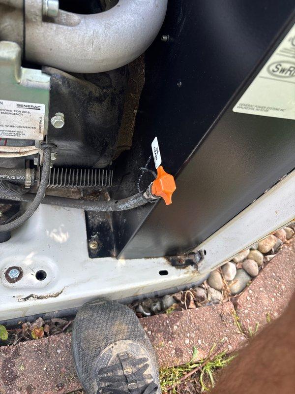 Performed routine maintenance and tune-up on Generac generator unit. Inspected gas valve assembly, ignition control components, and associated mechanical systems. All equipment found to be in normal operating condition with routine wear consistent with outdoor installation.