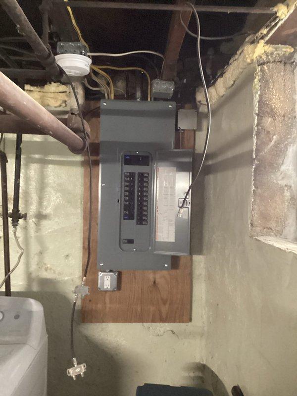 Provided estimate for mini split installation to condition upstairs space requiring three indoor head units. Assessed electrical panel capacity and existing infrastructure in basement to determine feasibility and requirements for new system installation.