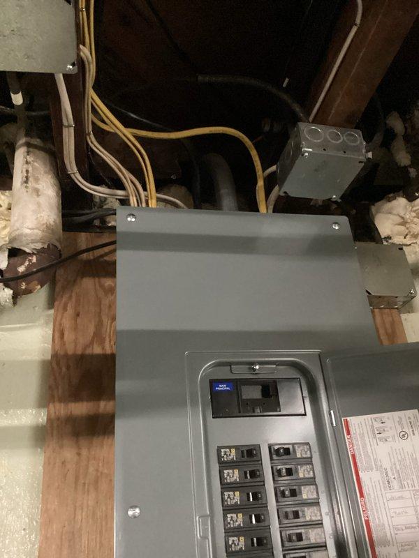 Provided estimate for mini split installation to condition upstairs space requiring three indoor head units. Assessed electrical panel capacity and existing infrastructure in basement to determine feasibility and requirements for new system installation.