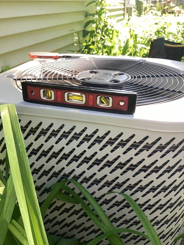 Completed annual cooling maintenance on 14-year-old Nordyne air conditioning system. Performed comprehensive tune-up including inspection of outdoor condenser unit, verified unit levelness, checked refrigerant charge (R-410A), cleaned condenser coils, inspected electrical connections, and tested system operation. Unit found to be operating within manufacturer specifications with no issues identified. All components functioning properly at time of service.
