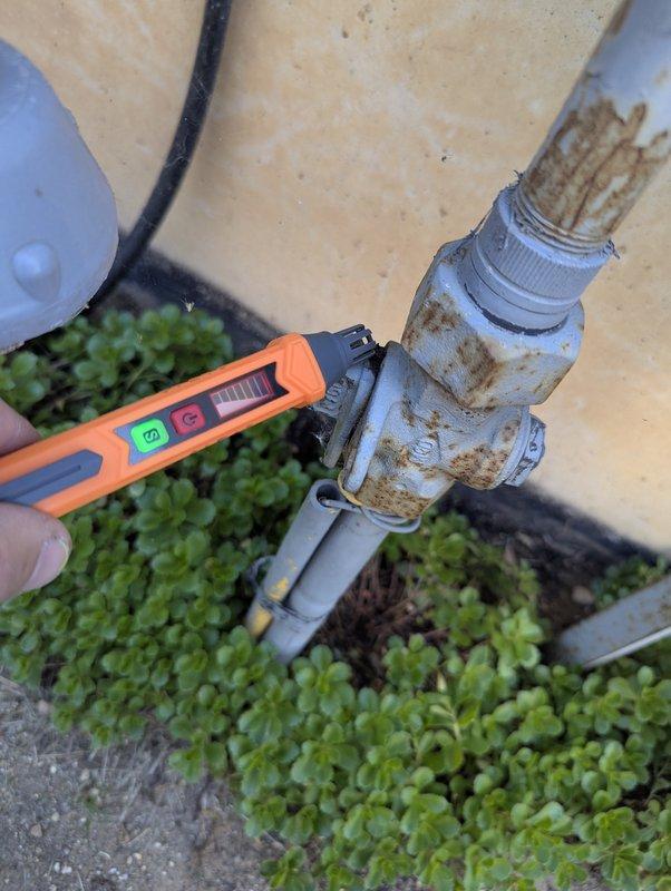 Completed annual cooling system tune-up and inspection on EnergiAir unit under 2-year warranty coverage. Performed comprehensive system evaluation including refrigerant line inspection, documenting visible corrosion and rust staining on exterior piping components, and conducted diagnostic testing of system pressures and operational parameters using calibration equipment. All routine maintenance procedures completed per manufacturer specifications.