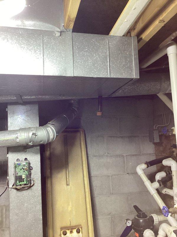 Conducted on-site assessment for new gas line installation in a 20-year-old residential property. Evaluated basement utility area and mechanical room to determine optimal routing for gas line extension. Documented existing HVAC ductwork, plumbing infrastructure including PVC and steel piping configurations, and structural elements such as exposed ceiling joists and concrete block walls. Assessed clearances, spacing requirements, and potential penetration points for code-compliant gas line installation. Photographed current conditions of utility spaces including workshop area to provide comprehensive documentation for project estimate and material requirements.