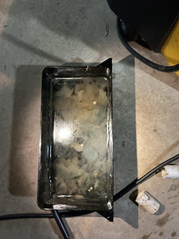 Completed comprehensive Super Tune-up on 6-year-old EnergiAir WT 02-2030 system. Performed full system inspection, cleaned condensate drain pan which showed signs of sediment buildup and standing water, verified proper drainage function, and documented equipment condition with photos for service records.
