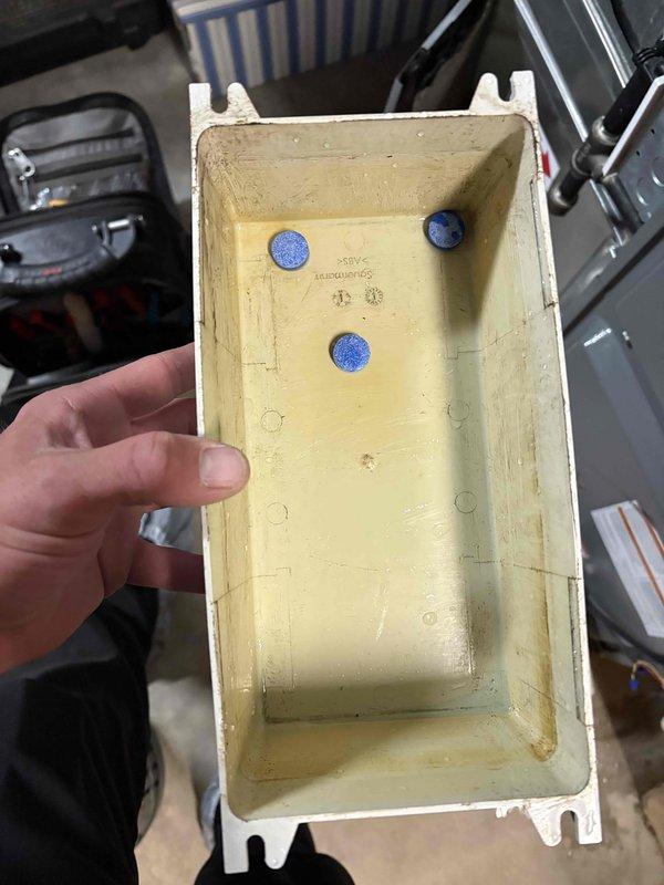 Completed annual cooling maintenance on 2016 Comfortmaker AC system. Inspected and cleaned heavily contaminated condensate drain pan showing significant mold, algae, and bacterial growth with sediment buildup. Removed pan, thoroughly cleaned and sanitized to restore proper drainage function and prevent potential overflow or biological growth issues. Reinstalled drain pan with proper positioning. System operational following maintenance completion.