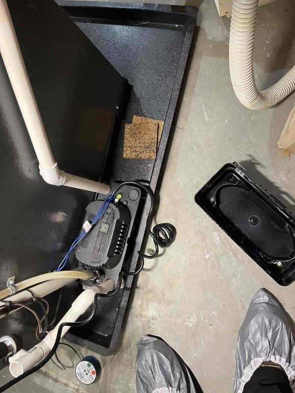 Completed annual cooling maintenance on 2011 EnergiAir system including full tune-up procedures and delivered requested air filters. Inspected foundation and framing areas around HVAC equipment per customer history of rodent intrusion following service visits, identifying and sealing potential entry points with appropriate materials to prevent pest access. Verified condensate pump operation, drainage systems, and all air handler components functioning properly.