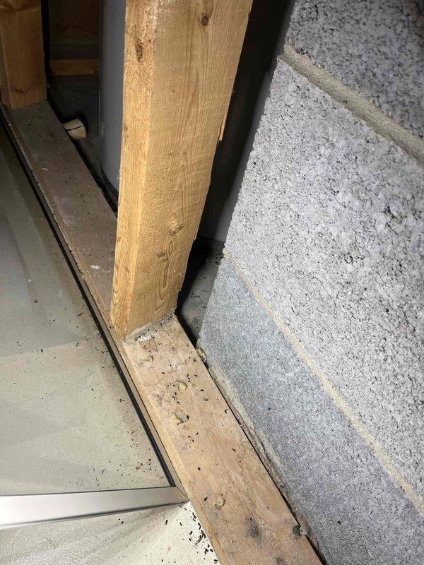 Completed annual cooling maintenance on 2011 EnergiAir system including full tune-up procedures and delivered requested air filters. Inspected foundation and framing areas around HVAC equipment per customer history of rodent intrusion following service visits, identifying and sealing potential entry points with appropriate materials to prevent pest access. Verified condensate pump operation, drainage systems, and all air handler components functioning properly.