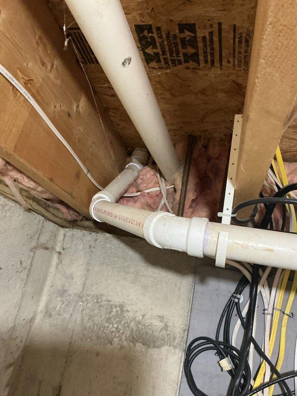 Provided estimate for water heater replacement in basement utility area. Inspected existing plumbing infrastructure including PVC drain lines, supply piping, and electrical routing to determine installation requirements. Additionally reviewed flexible gas piping connection to furnace per client request and provided estimate for replacement and code compliance upgrade of gas line installation.