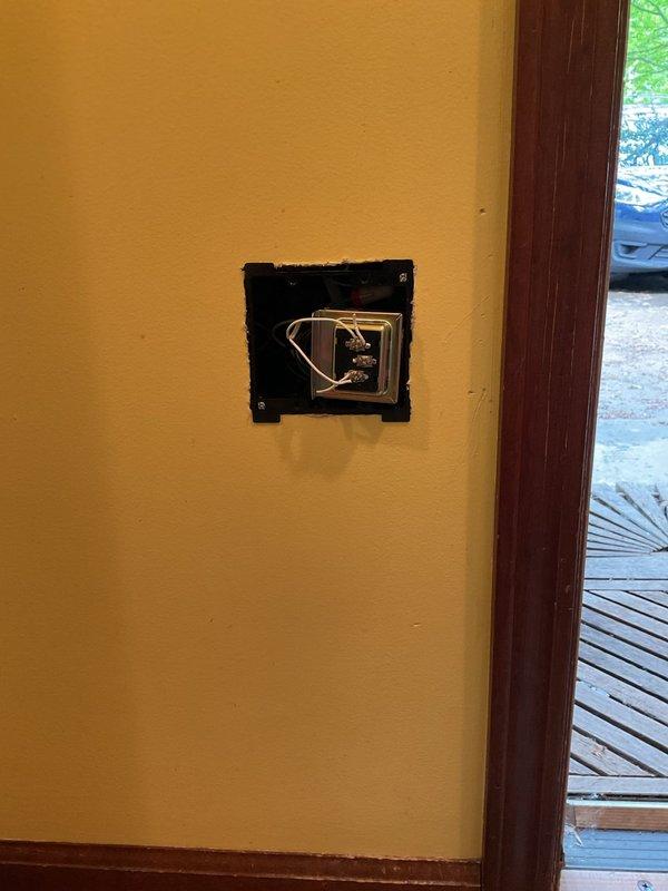 Completed further troubleshooting of doorbell system. Inspected exterior-mounted smart doorbell unit on front porch and traced wiring to interior junction box mounted on entryway wall. Verified electrical connections at transformer location, checked wire continuity, and ensured proper voltage supply to doorbell. System tested and confirmed operational upon completion.