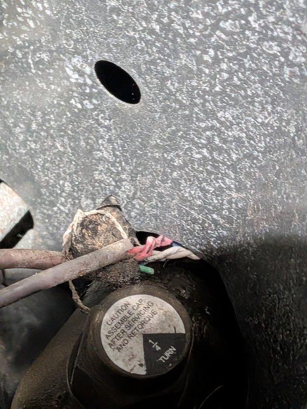 Responded to emergency service call for no cooling condition with outdoor condenser unit not operating. Upon inspection, diagnosed failed condensate safety switch preventing compressor operation due to blocked drain line. Cleared obstruction from condensate drain system, verified proper drainage, tested float switch operation, and confirmed outdoor unit resumed normal operation with system cooling effectively.