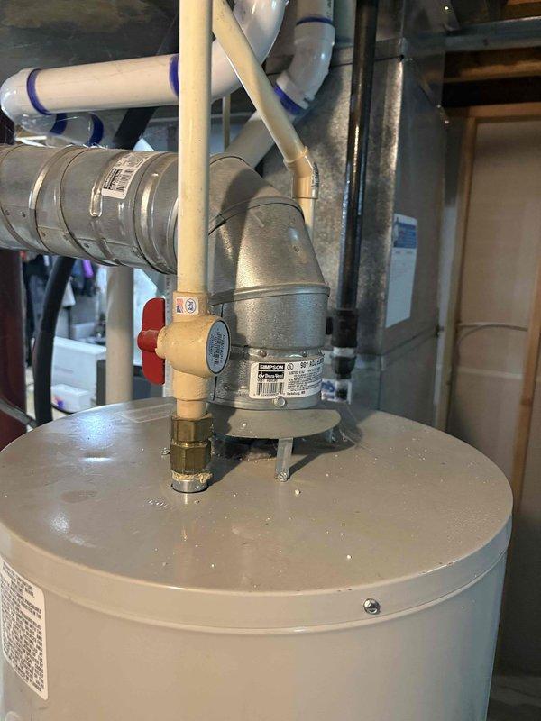 Responded to water heater pilot light issue on 10-year-old Bradford unit. Customer had previously removed and cleaned burner assembly, achieving ignition, but reported pilot tube running excessively hot. Inspected burner assembly, pilot assembly, and thermocouple connections. Evaluated gas control valve operation due to abnormal pilot tube temperature, which indicated potential valve malfunction affecting gas flow regulation. Documented equipment condition and advised on potential gas control valve replacement to resolve overheating pilot tube concern.