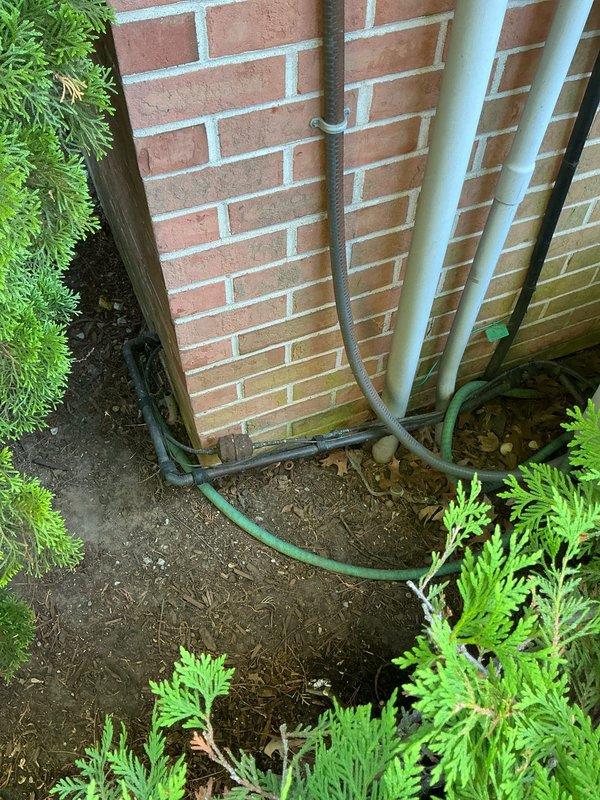 Responded to service call for non-operational air conditioning system with refrigerant leak. Performed comprehensive system evaluation of both indoor and outdoor components to assess equipment condition and identify source of refrigeration loss. Documented existing installation including electrical panel access, refrigerant line routing through interior mechanical space, and exterior condenser unit location at building foundation. Photographed current system configuration showing refrigerant piping, electrical connections, and equipment placement for estimate preparation. Provided customer with detailed repair options and replacement recommendations based on system age, leak severity, and cost-effectiveness of repair versus replacement.