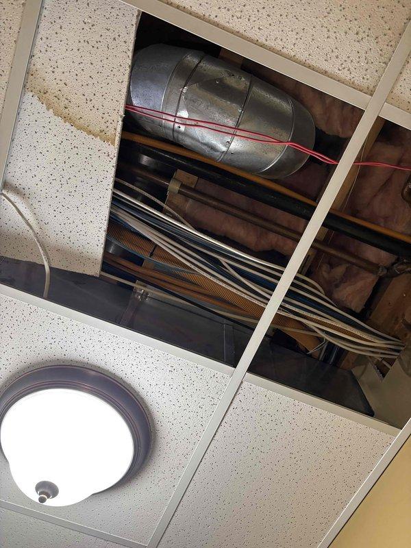 Responded to noise complaint originating from HVAC dampers in ductwork. Inspected attic and ceiling plenum space, locating source of noise at damper mechanisms within ventilation system. Adjusted damper operation and secured loose components to eliminate rattling and vibration. Performed requested annual maintenance inspection on both Carrier outdoor AC units, checking refrigerant levels, electrical connections, condenser coils, and overall system operation. Both units found operating within normal parameters with no deficiencies noted. HVAC system confirmed functioning properly with noise issue resolved.