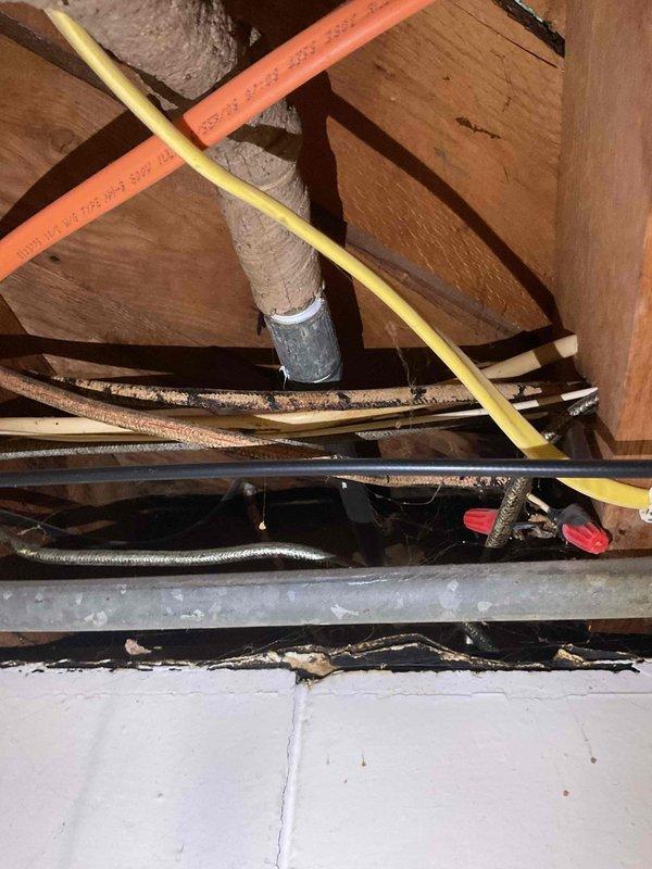 Completed Plumbing Club Inspection focusing on exterior spigot evaluation. Documented multiple plumbing system components throughout the property, including exposed piping in utility spaces and attic areas. Photographed various water supply lines including PEX flexible tubing, copper piping, and PVC connections with shut-off valves. Identified several exterior hose bibs requiring replacement estimates. Observed standard residential plumbing infrastructure with multiple pipe runs through structural framing, including hot and cold water distribution lines with visible valve access points. All findings documented with detailed photographs for estimate preparation.