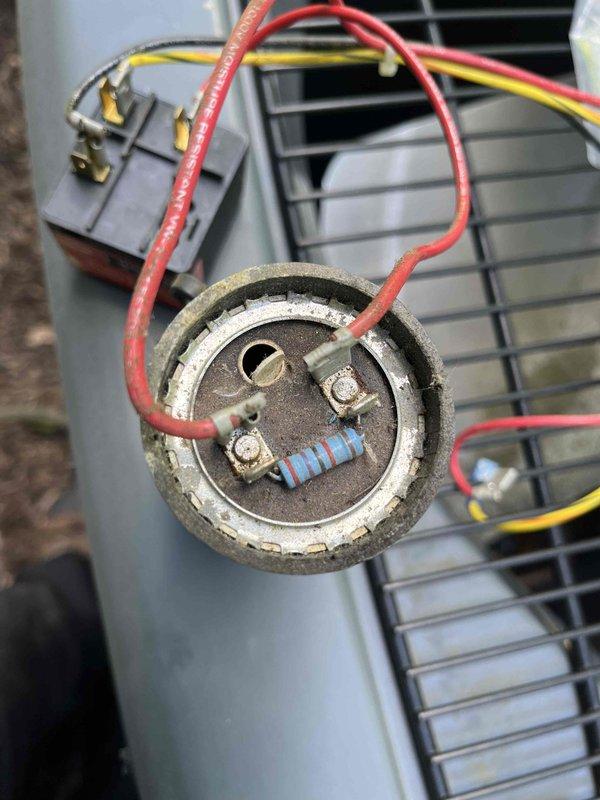 Completed annual cooling maintenance on a 9-year-old EnergiAir system under warranty through August 2026. Performed comprehensive tune-up inspection including electrical component evaluation, capacitor testing, and control system diagnostics with CorSense monitoring equipment. Inspected and documented condition of dual-run capacitor, start capacitor, contactor relay, and associated wiring connections within the condensing unit control panel, confirming proper operation of all electrical components and system functionality.
