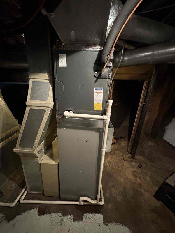 Completed return visit to replace indoor coil on residential HVAC system as previously quoted. Removed existing furnace top panel, extracted failed indoor evaporator coil, and installed new replacement coil with proper refrigerant connections and condensate drainage. Reassembled unit, verified all ductwork connections secure, tested system operation, and documented installation with photos.