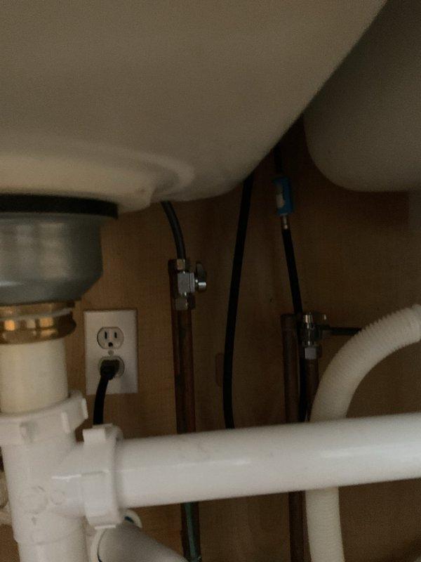 Returned to property to replace shut-off valves under sink as quoted. Successfully installed new shut-off valves on hot and cold water supply lines serving the sink fixture. All connections tested and verified leak-free upon completion.
