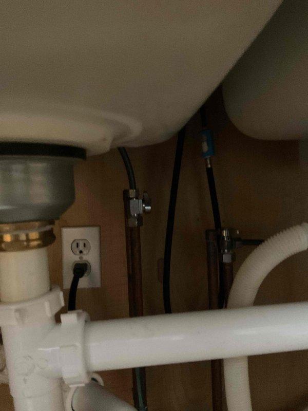 Returned to property to replace shut-off valves under sink as quoted. Successfully installed new shut-off valves on hot and cold water supply lines serving the sink fixture. All connections tested and verified leak-free upon completion.