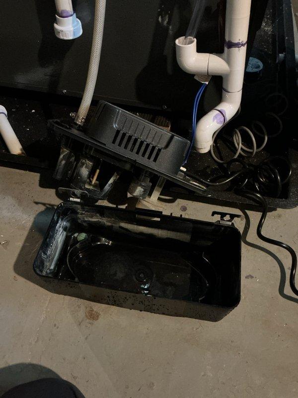 Responded to service call regarding exposed and damaged electrical conduits at outdoor air conditioning unit. Upon arrival, conducted visual inspection of the condensing unit and associated electrical connections. Confirmed conduit damage with exposed wiring vulnerable to weather intrusion. Documented existing conditions with photographs showing refrigerant line set, electrical connections, and compromised conduit routing along foundation. Verified air conditioning system remained operational despite cosmetic damage to protective conduit. Advised customer of potential water intrusion risks during precipitation events and recommended proper conduit repair and sealing to protect electrical connections from moisture damage and maintain code compliance.