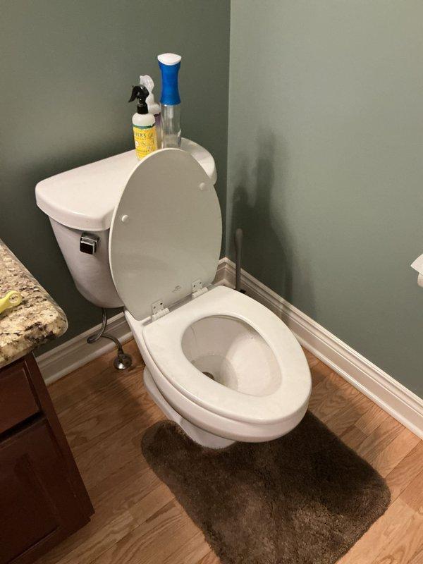 Responded to service call for multiple plumbing issues. Successfully reset and reinstalled toilet in bathroom that had been previously removed, ensuring proper sealing with new wax ring and secure mounting to floor flange. Replaced malfunctioning outdoor faucet with new frost-proof sillcock to prevent future freeze damage. Investigated shower leak causing water damage to ceiling below; identified source of leak in shower pan or drain assembly. Accessed affected area from basement to assess extent of water intrusion through ceiling joists and subfloor. Repaired leak point and tested system to confirm water-tight seal, preventing further damage to ceiling and structural components.