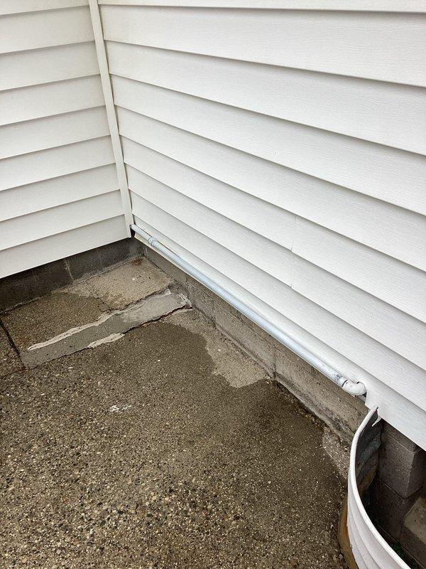 Removed existing leaking gas line and installed approximately 10 feet of new 3/4" TracPipe flexible gas piping to restore safe gas service. The new corrugated stainless steel tubing was routed through the interior space and properly secured, with all connections made to code specifications. Pressure tested the system to verify leak-free operation and proper gas flow to the appliance.